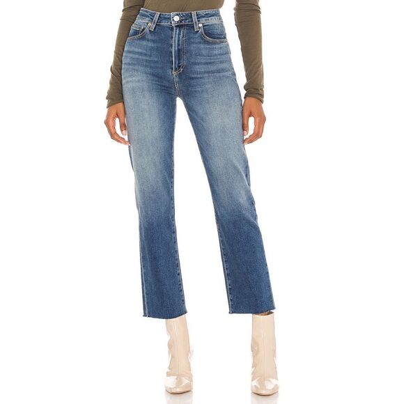 LE JEAN High Rise Sabine Straight in Ava Wash - Picture 1 of 8